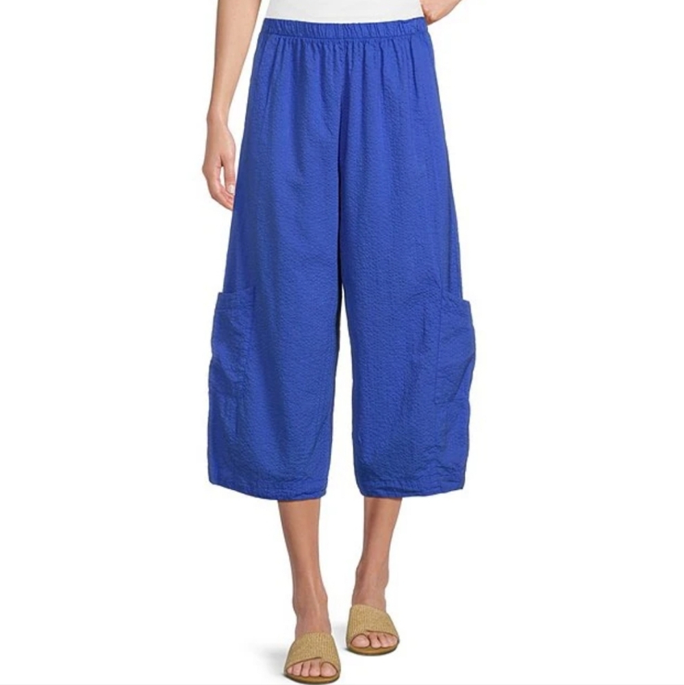 bryn Walker Vibrant Blue Ankle Pants